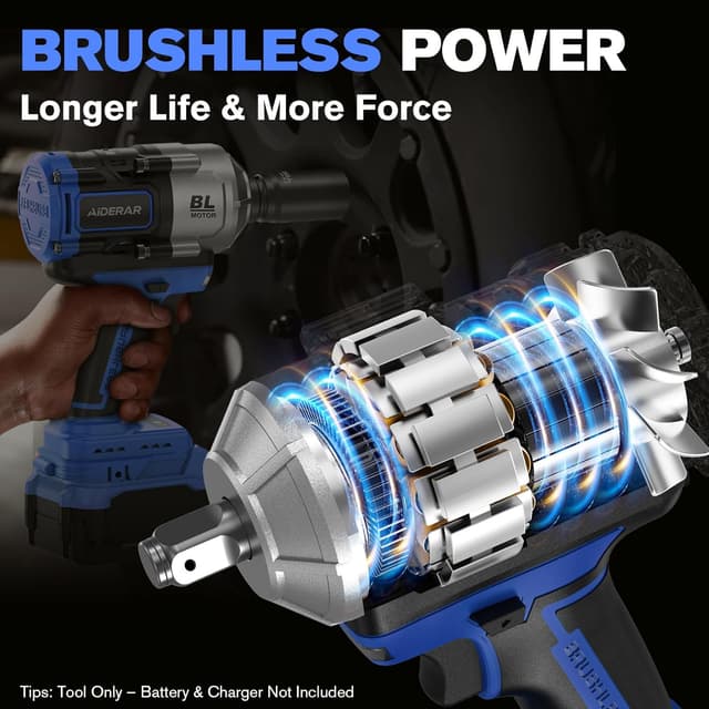 Thumbnail 3 de AIDERAR Avvitatore a Impulsi 1500Nm 18V