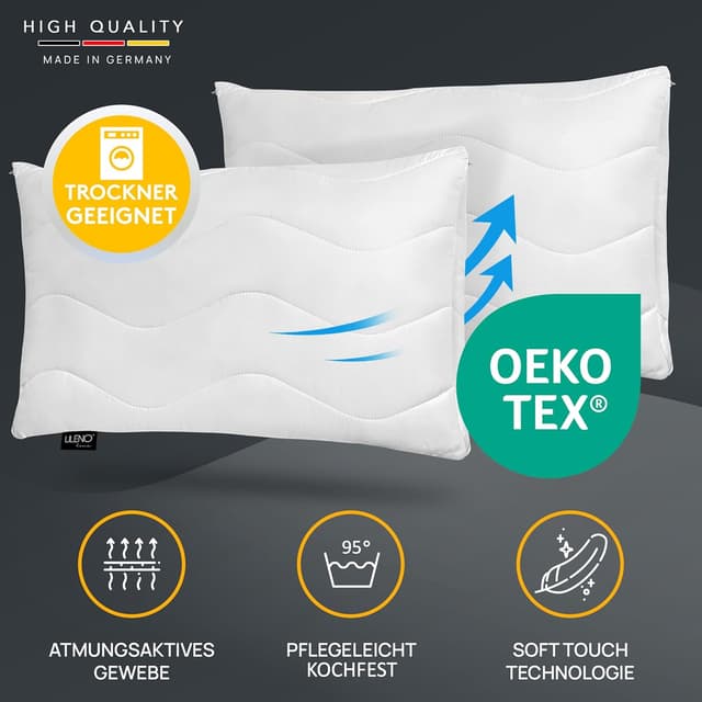 Thumbnail 1 de LILENO HOME Relleno de cojín 50x30 cm 🛋️ Lavable y antialérgico