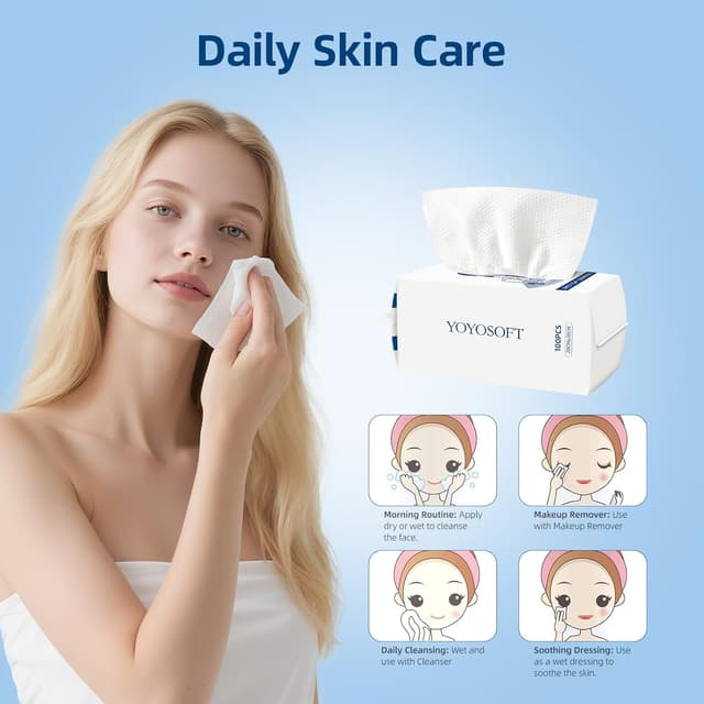 Thumbnail 5 de Carehabi Toallitas Desechables Faciales 200