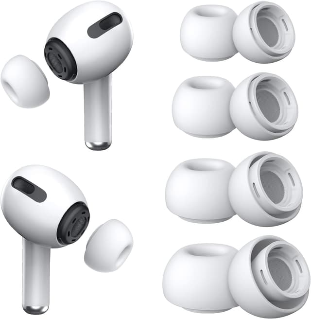 Detalle de YUWAKAYI AirPods Pro ear tips 4 pairs