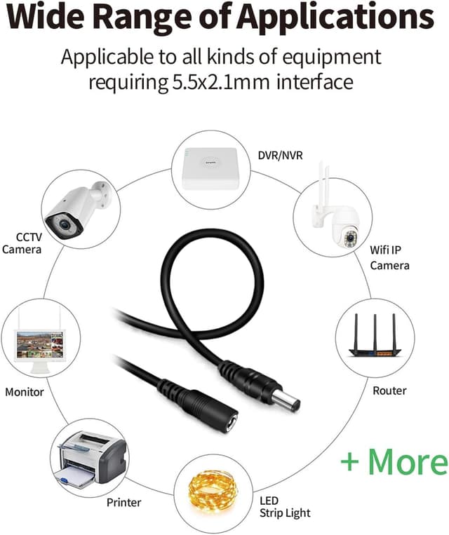 Detalle de TONTON Tonton 10M DC Verlängerungskabel