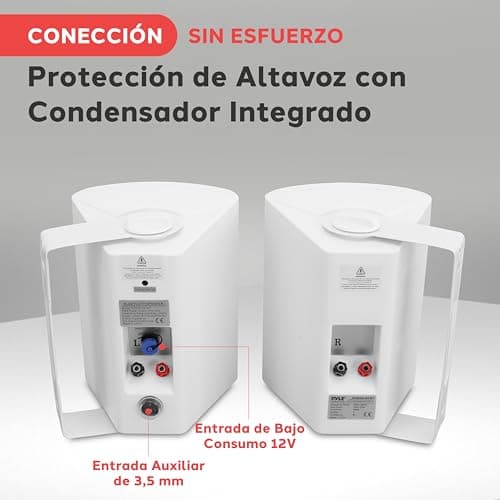 Thumbnail 5 de Pyle Enceinte Stéréo Murale Bluetooth