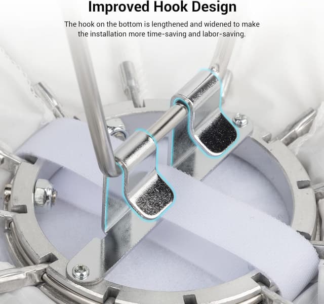 Detalle de SMALLRIG Laternen-Softbox 90 cm Bowens Mount 3932 mit flexiblem Klettverschluss-Barndoor