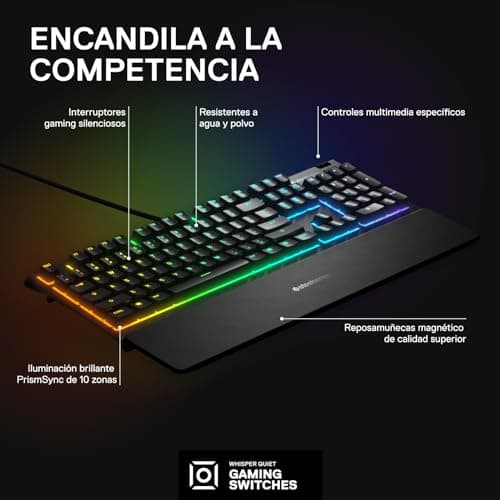 Thumbnail 2 de SteelSeries Apex 3 teclado gaming