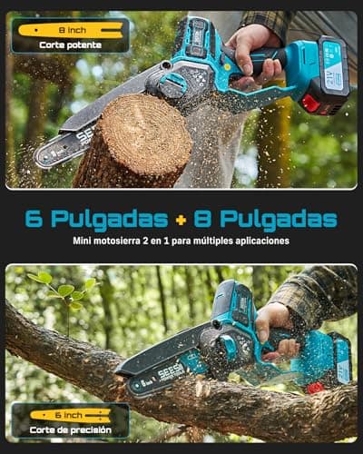 Detalle 2 de Seesii Motosierra 6" 8" 1000W Brushless