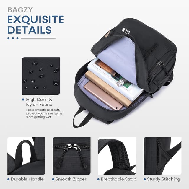 Detalle 2 de BAGZY Sac 40x20x25 Ryanair sac à dos cabine