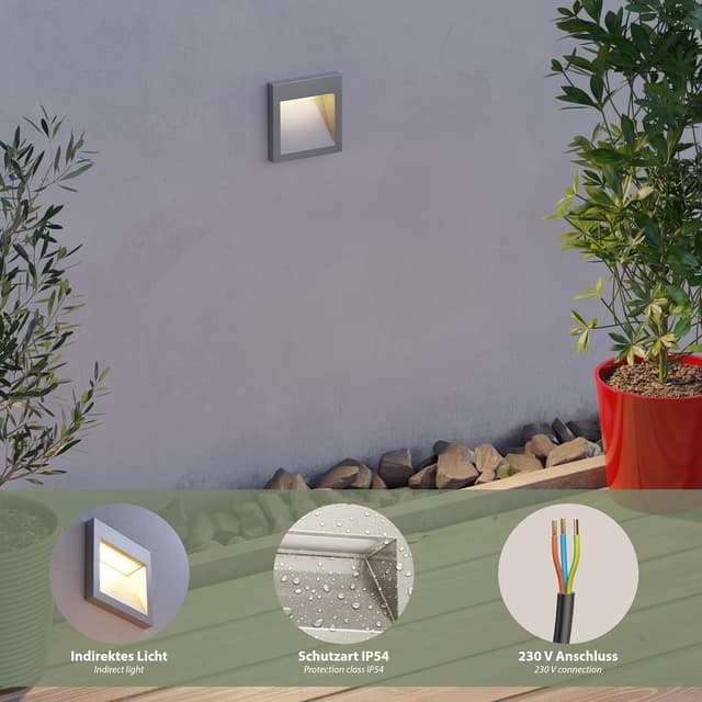 Thumbnail 3 de ledscom.de NOLA downlight empotrable 90 x 90 mm