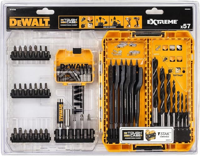 Detalle 2 de DeWalt DT70758-QZ valigetta Tough Case 57 pezzi