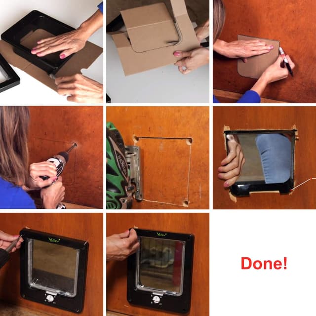 Thumbnail 6 de Ycozy XL Puerta para Gatos 27.8x25 cm