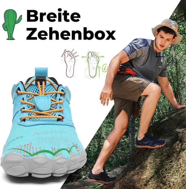 Detalle de SAGUARO Barfußschuhe Outdoor mit 5 Zehen