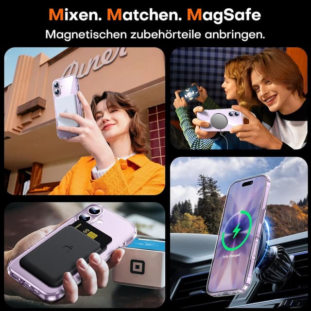 Thumbnail 6 de TAURI Hülle für iPhone 17 6,3" mit Militär-Schutz