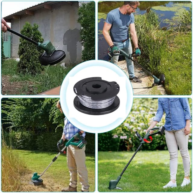 Detalle de MOECSHSY Bosch strimmer spool, 1.6mm 4 pack