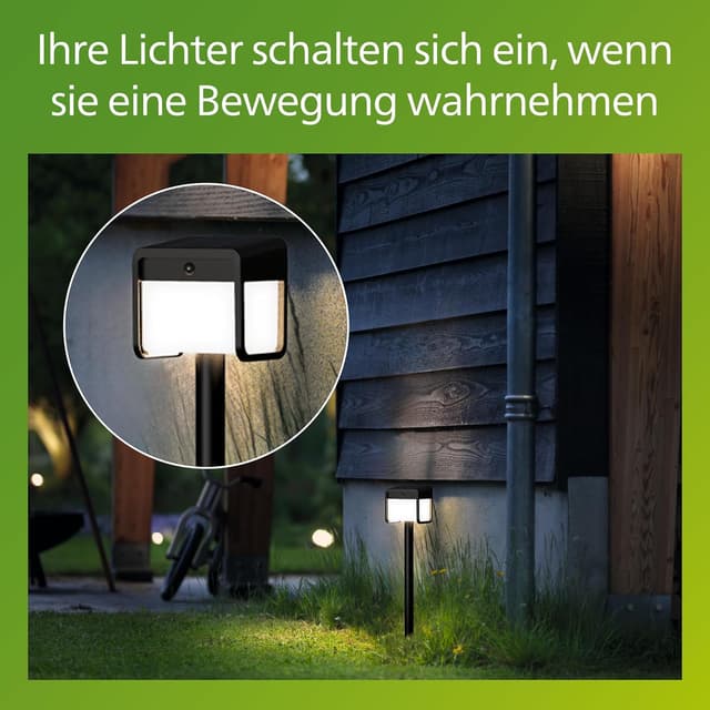Detalle de Philips Ezra Solar-Sockelleuchte 250/25 lm