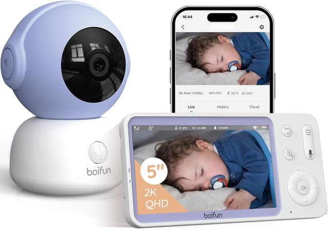Imagen de BOIFUN 2K Wifi Baby Monitor 5" Screen en OfertitasTOP
