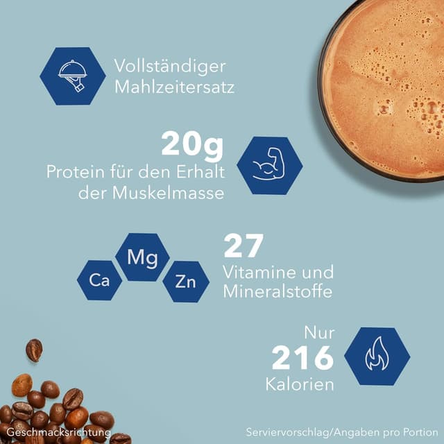 Detalle de OPTIFAST Diät Shake Schokolade als eiweißreicher Mahlzeitersatz (8 x 55 g)