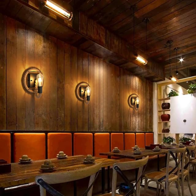 Detalle 1 de Applique murale vintage Comely E27 26 cm