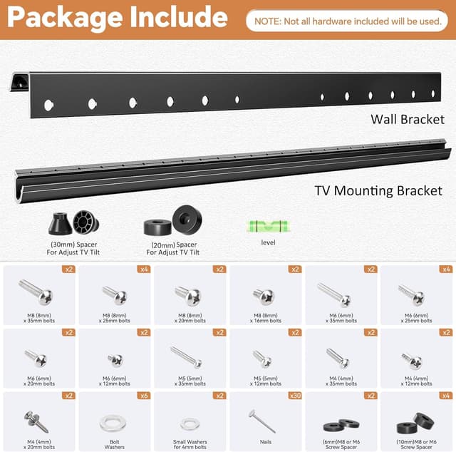 Detalle 2 de Anteabee No Stud TV bracket, VESA 600x400