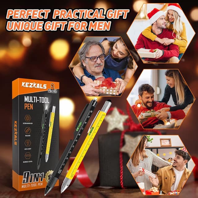 Thumbnail 1 de KEZKALS 9‑in‑1 Kugelschreiber Set 2er Pack