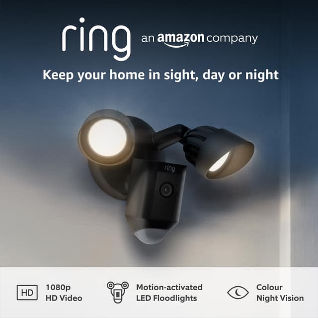 Detalle de Ring Floodlight Cam Wired Plus 1080p Outdoor
