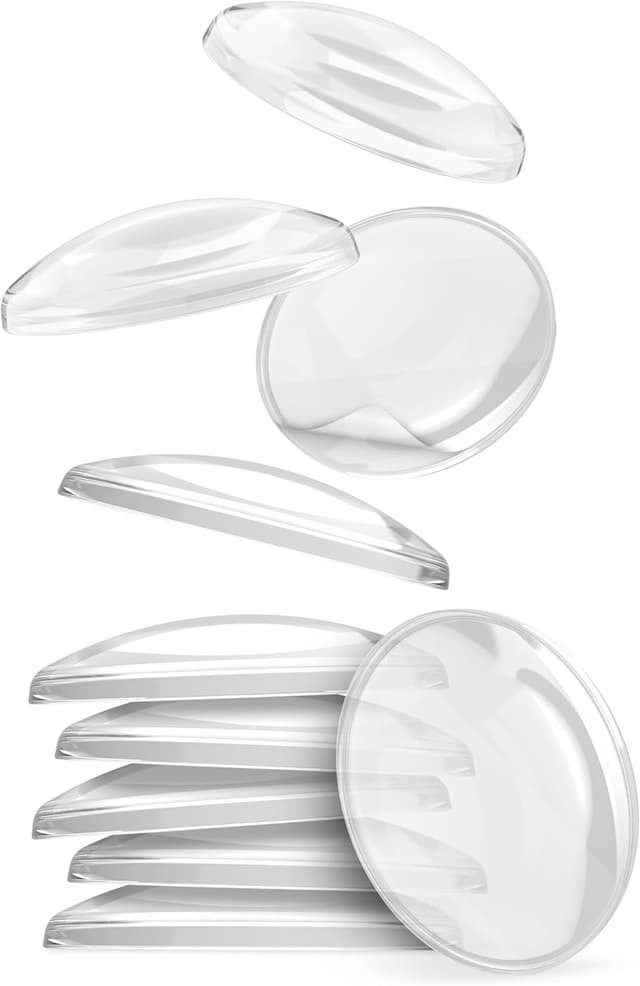 Detalle de virea 10 butées de porte autocollantes 40 x 8 mm transparentes