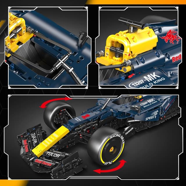 Thumbnail 4 de Mould King 13207 Technik Rennwagen