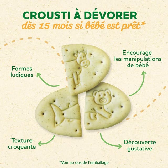 Thumbnail 2 de Blédina Crousti À Dévorer, biscuit bébé 18 mois 🥣
