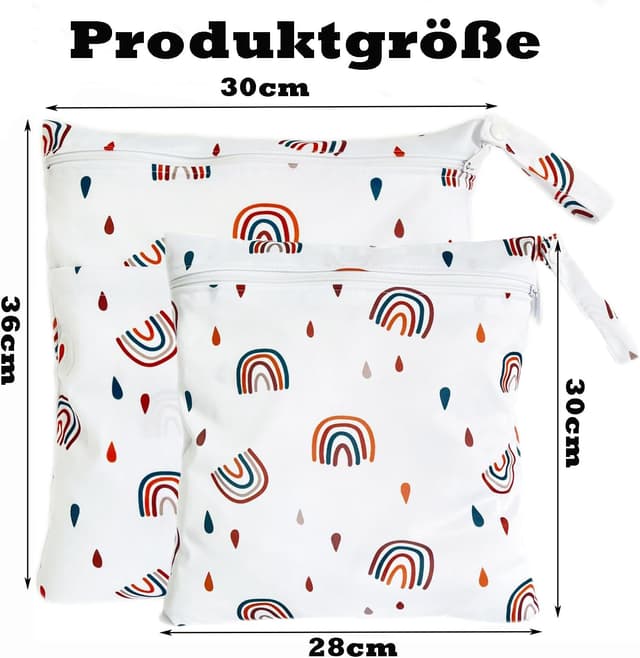 Detalle 2 de TRASUN Wetbag Kindergarten Nassbeutel 36 x 30 cm