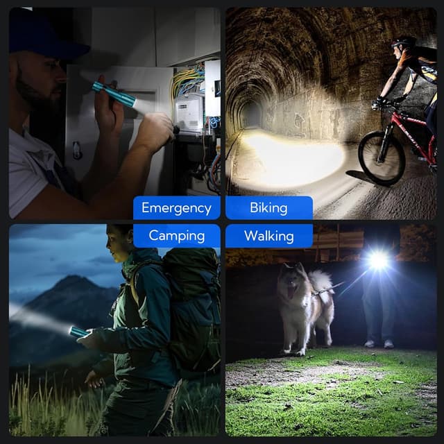 Thumbnail 6 de GEARLITE G800 Mini LED-Taschenlampe (aufladbar) mit Zoom, 3 Modi und IP65