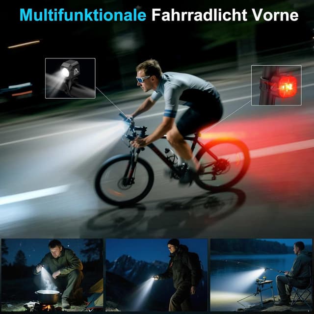 Thumbnail 6 de toptrek Fahrradlicht Vorne 200 m Reichweite