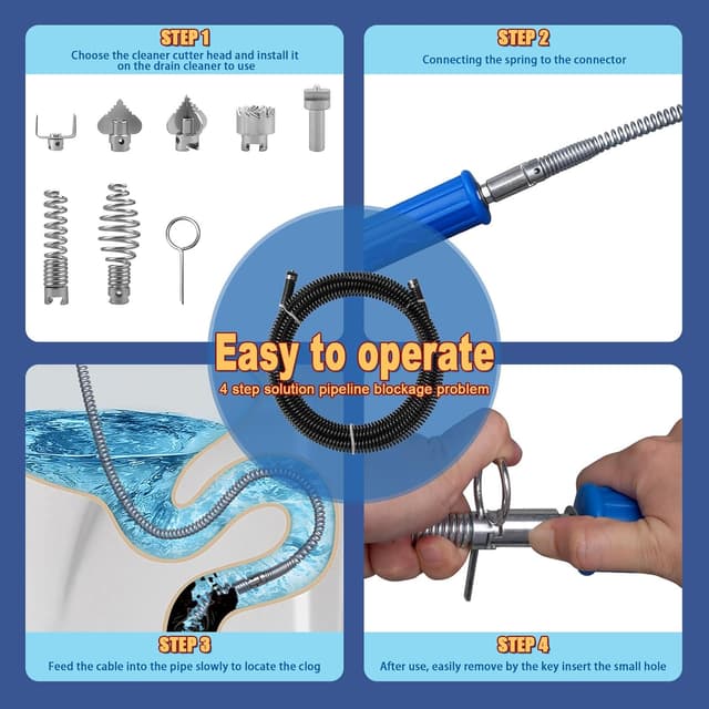 Detalle de Rohrreinigungsspirale 5 m, 12 mm