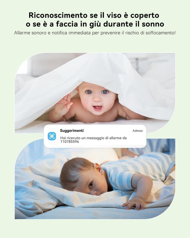 Detalle de COCOCAM 2K Baby Monitor 4 MP con WiFi 2.4/5