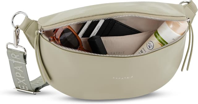 Detalle 2 de Expatrié Alice Medium Bauchtasche Grün