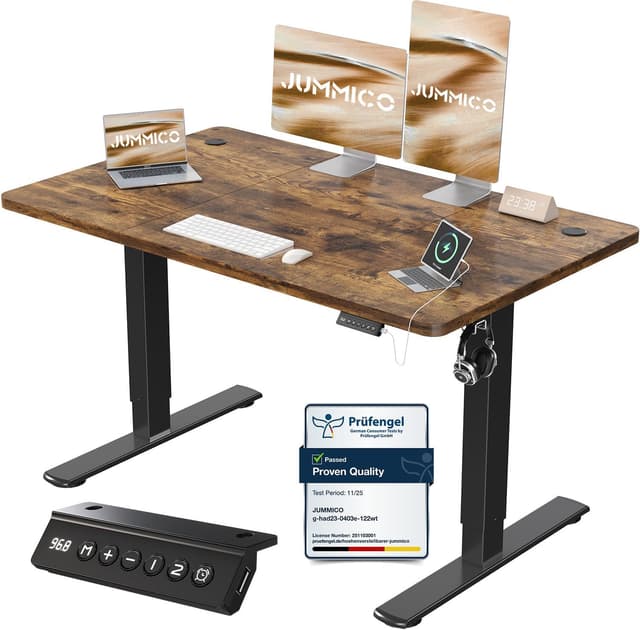 Thumbnail 4 de JUMMICO Scrivania Regolabile 160x70 cm