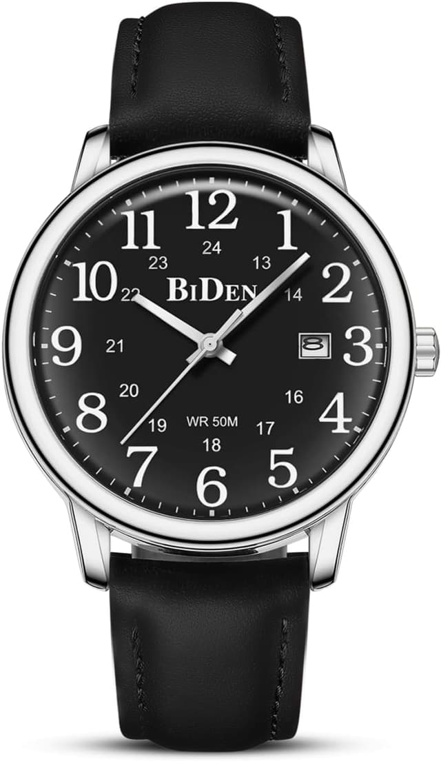 Detalle de HANPOSH Uhren Herren Analog Quarz 38 mm