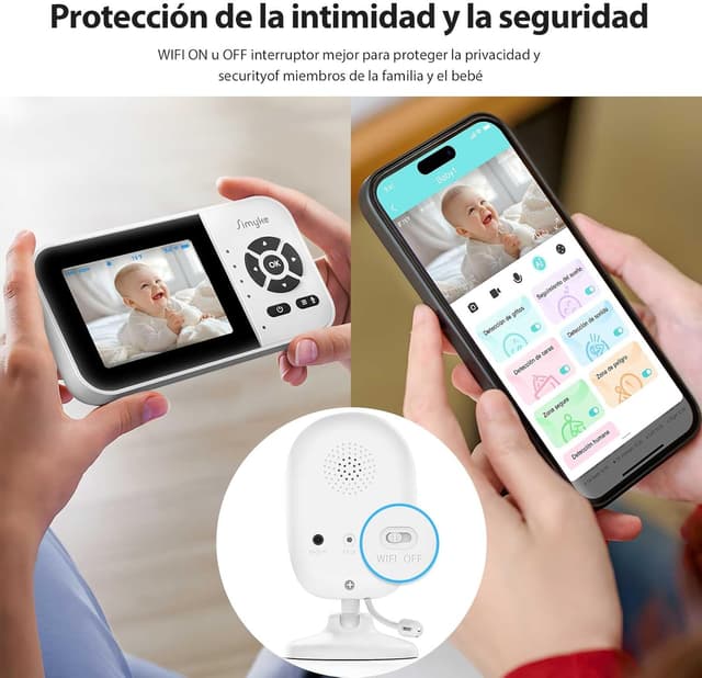 Thumbnail 2 de Monitor de bebé con cámara 1080p 📷