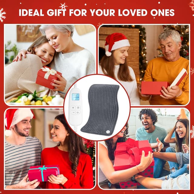 Detalle de FluffyWarmth Electric Heating Pad 17"x33" ♨