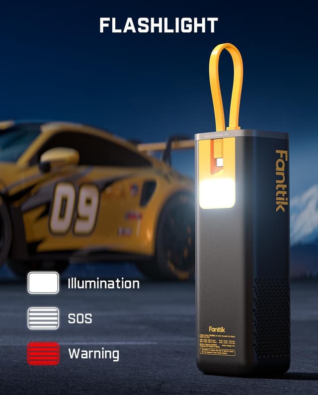 Thumbnail 5 de Fanttik X9 APEX Portable Tire Inflator 150 PSI ⛽