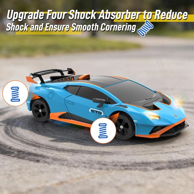 Thumbnail 2 de YONCHER Lamborghini 1:24 RC Drift Auto Blau