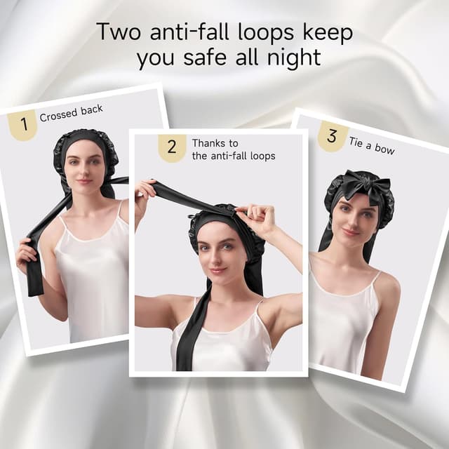 Thumbnail 6 de Umisleep 22 Momme Seidenschlafmütze 68 cm 🧖♀