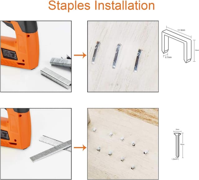Detalle de Cordless 2in1 Staple Gun 3.6V Rechargeable