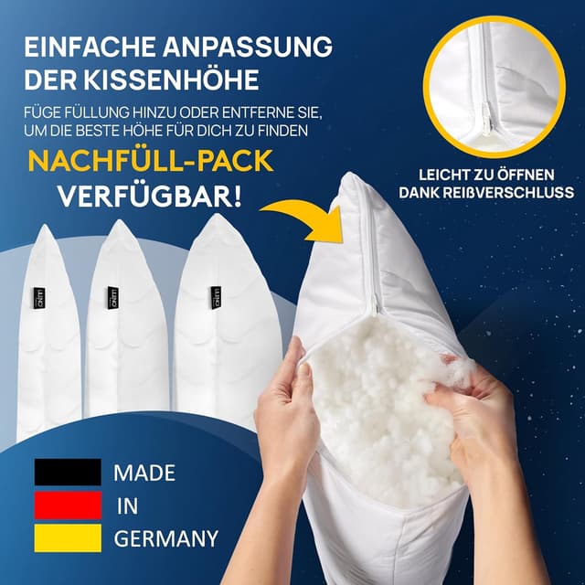 Thumbnail 5 de LILENO HOME Relleno de cojín 40x80 cm 🛋️, lavable y antipólen