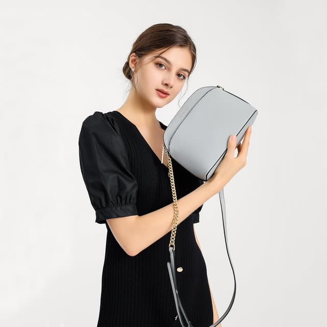 Thumbnail 3 de Miss Lulu Bolso bandolera piel Saffiano 22 cm 📿