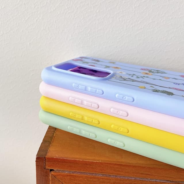 Detalle 2 de ZTOFERA Blumen Hülle für Samsung Galaxy A52 4G/5G und A52s 5G – weiche Silikon-Schutzhülle mit Kletterblumen Muster, Rosa