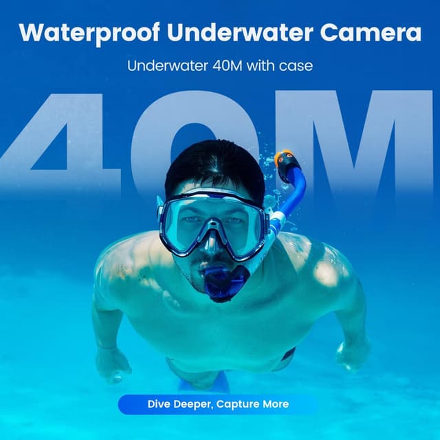 Thumbnail 5 de TIMNUT Touchscreen Action Cam 4K60FPS mit 64 GB Karte