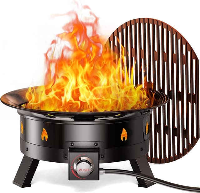 Imagen de Ciays 24 Inch Propane Fire Pit en OfertitasTOP
