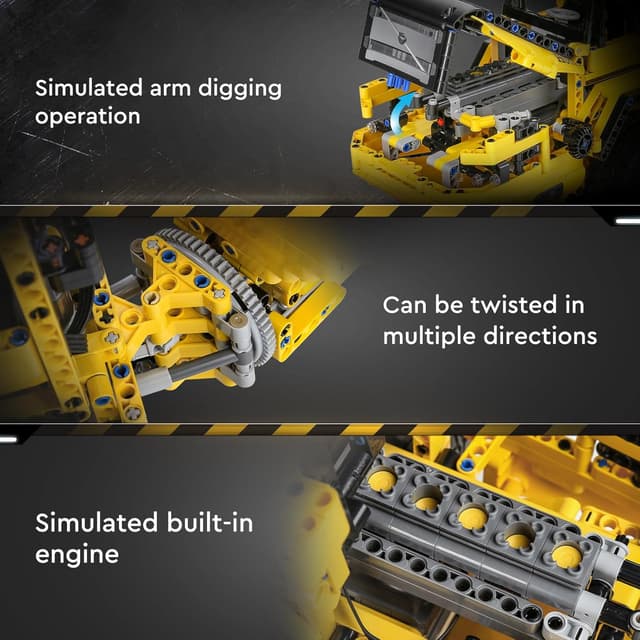 Thumbnail 3 de Mould King 17010 Dumper articulé 6x6 1888 pièces