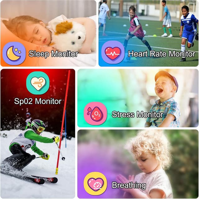 Thumbnail 4 de Smart Watch for Kids 1.85" Fitness Tracker