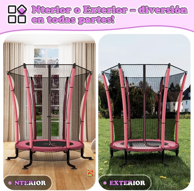 Thumbnail 6 de JUMMICO Trampolín 145 cm con red seguridad