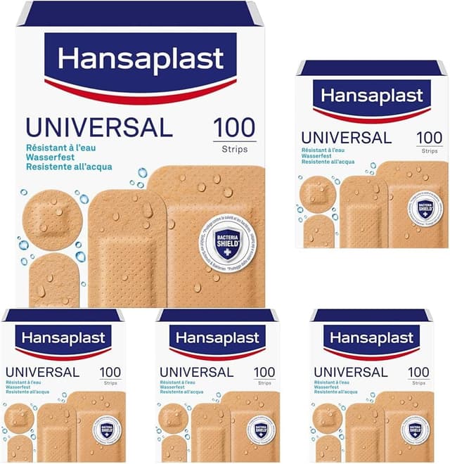Thumbnail 6 de Hansaplast Cerotti UNIVERSAL impermeabili 100 pezzi 🩹