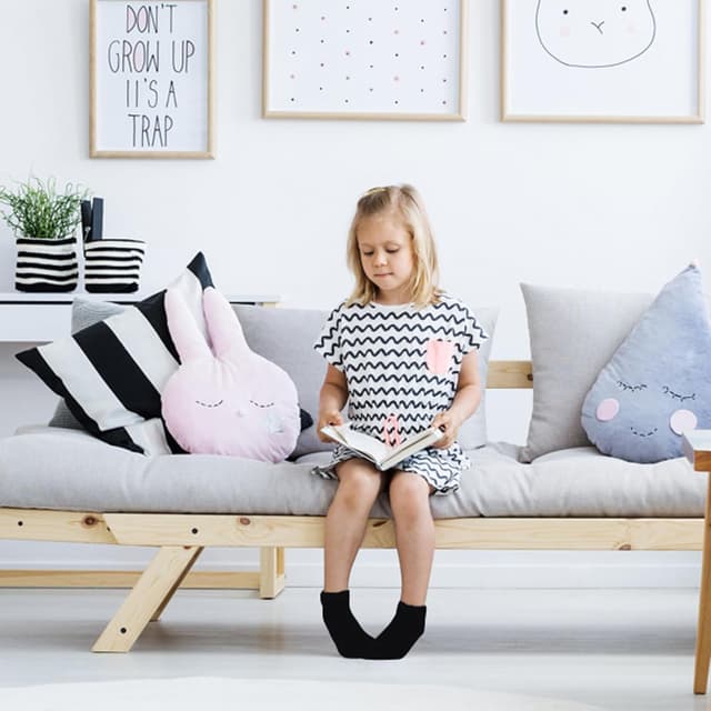 Detalle 2 de GENTABY kids sports socks (15 pairs) elastic school socks for ages 1–13